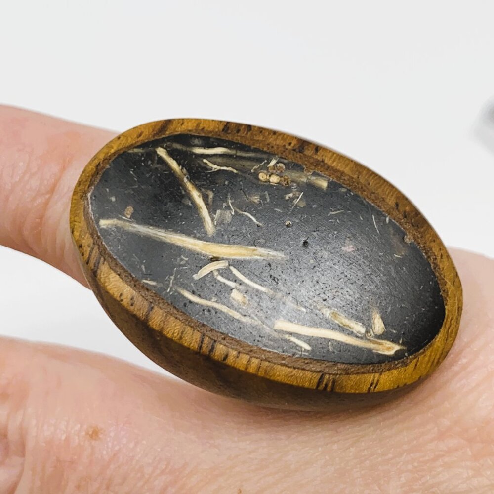 Koa Wood Ring Size 5